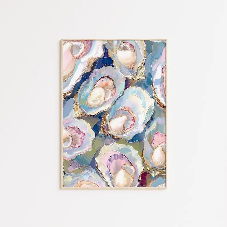 Lilac Oyster Print