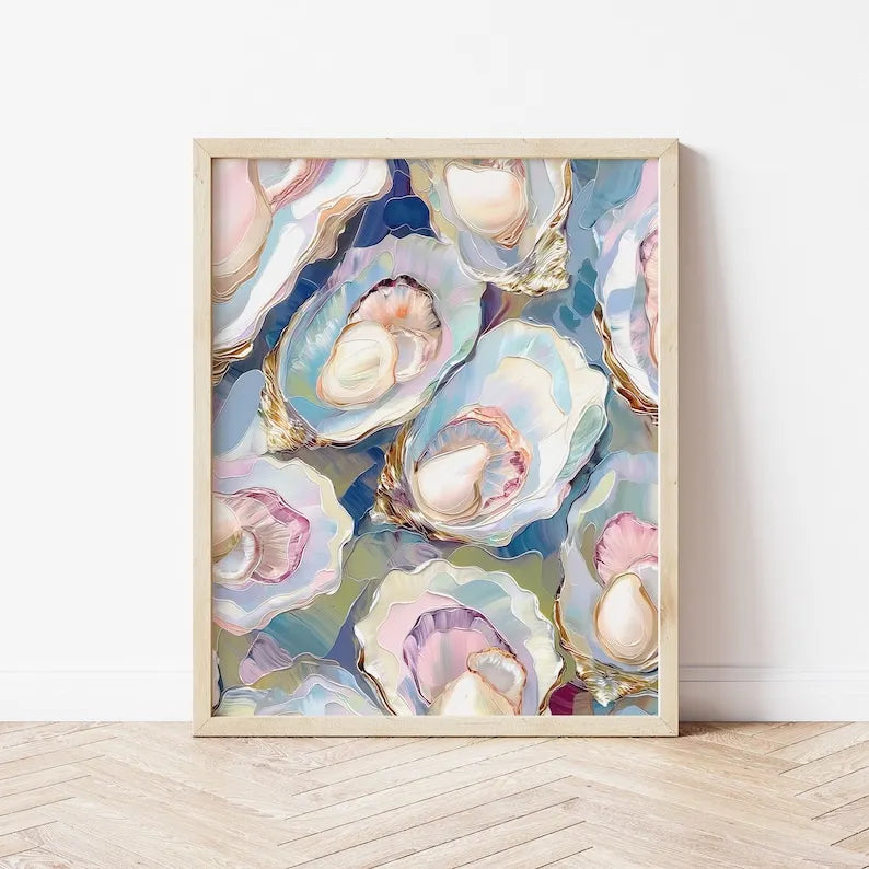 Lilac Oyster Print